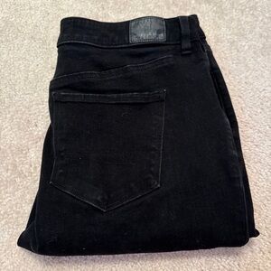American Eagle High Rise Jegging Black Size 14 Short